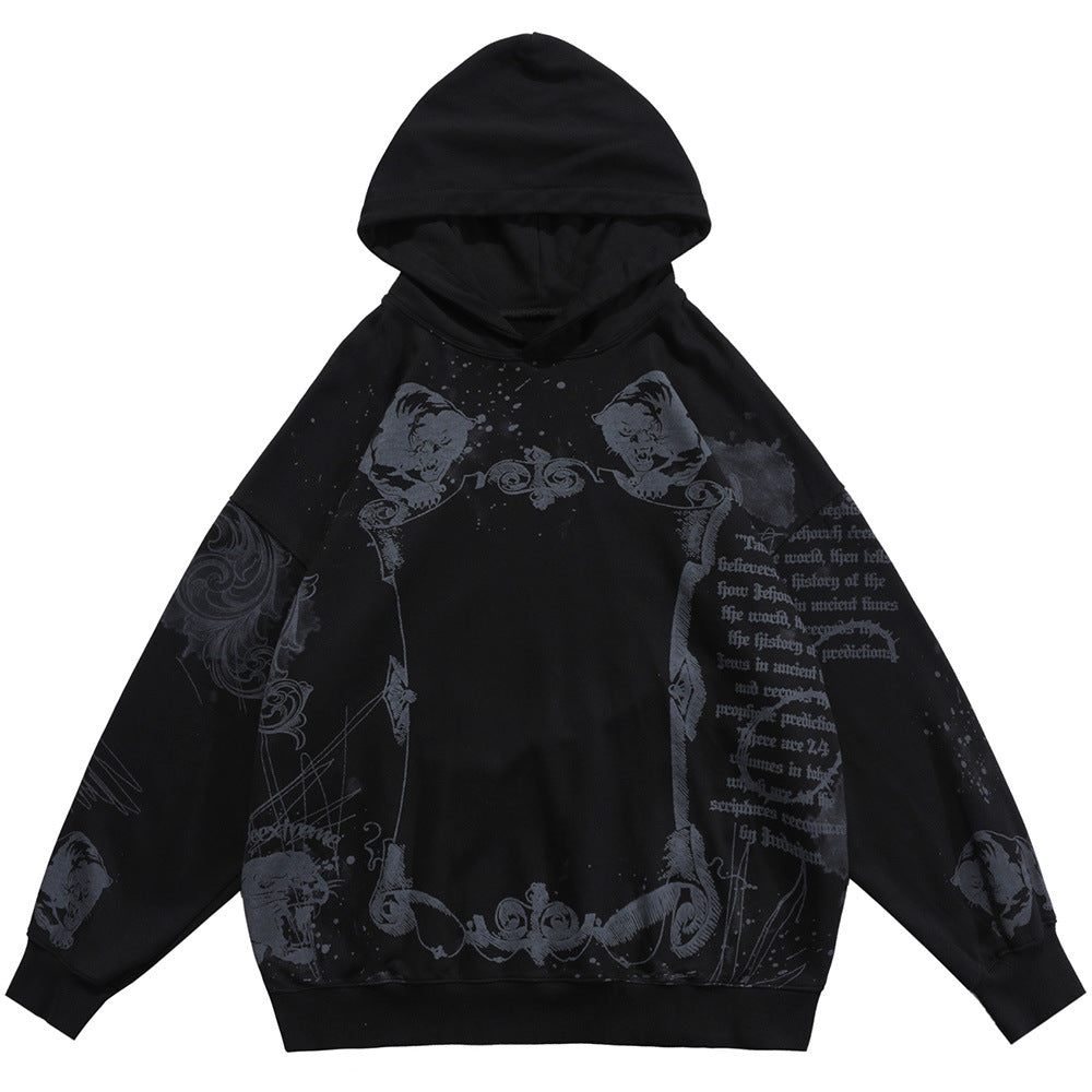 Creative Speckle Hoodie Pullover For Men