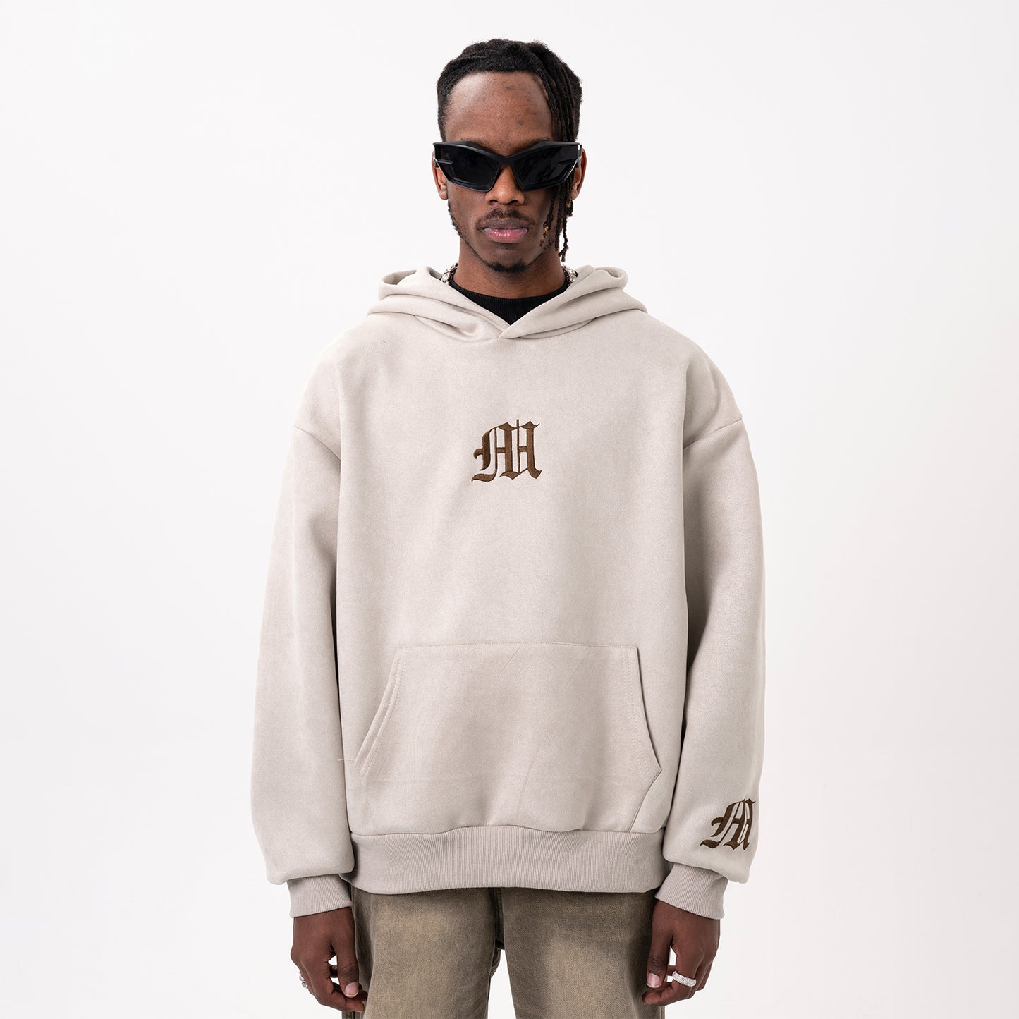 Casual Embroidered Retro Oversized hoodie for Men
